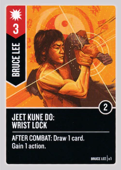 Jeet Kune Do: Wrist Lock card face 1