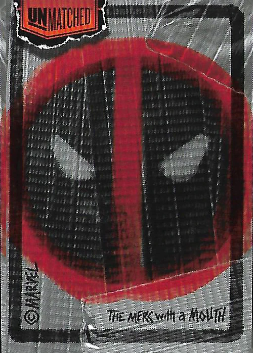 Deadpool card face 1