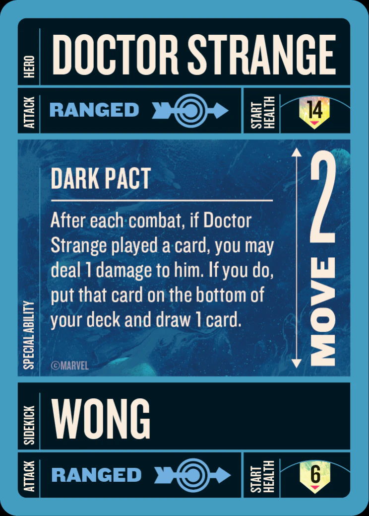 Doctor Strange card face 2