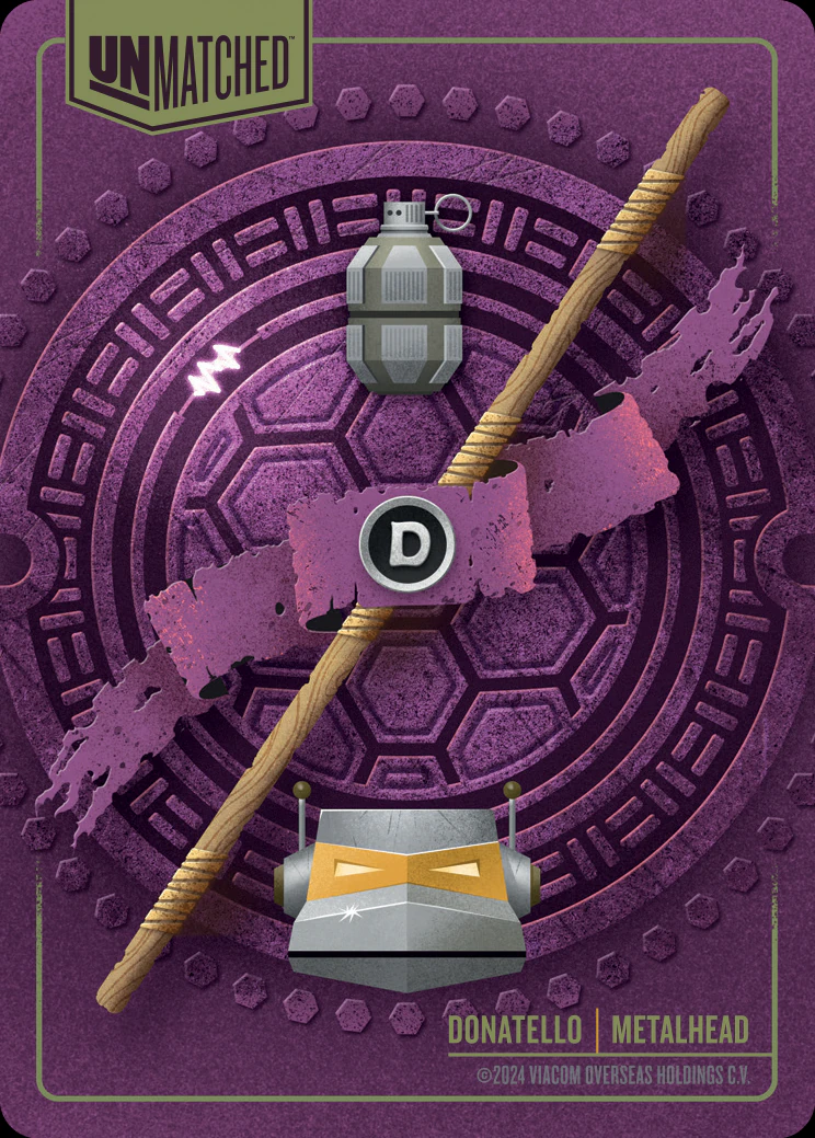 Donatello card face 1
