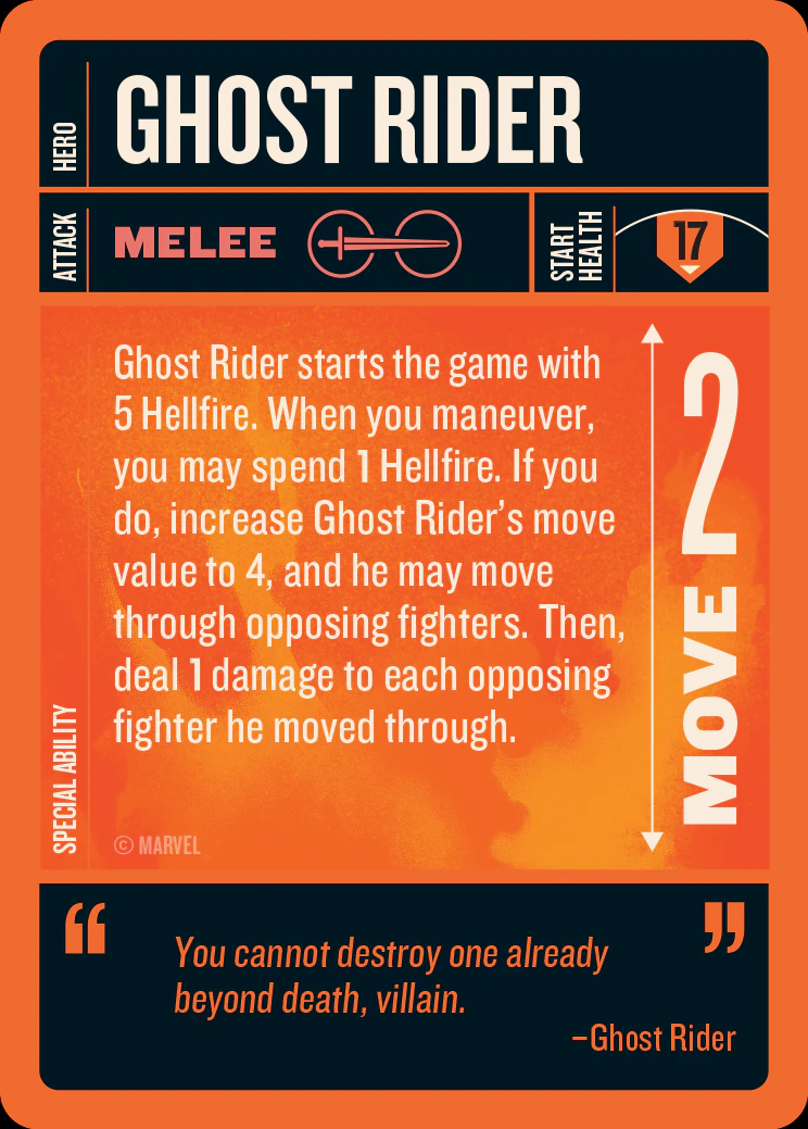 Ghost Rider card face 2