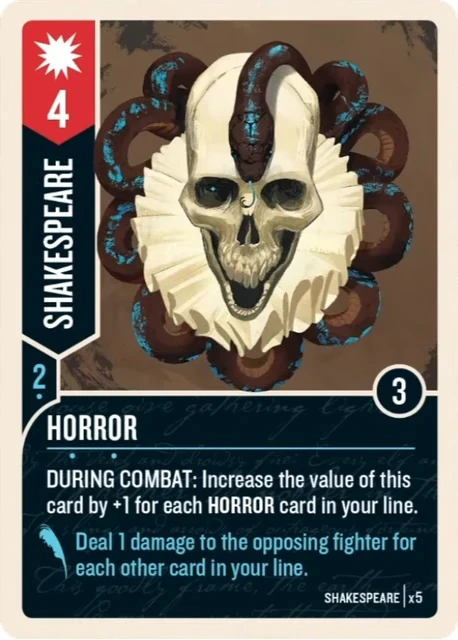 Horror card face 1