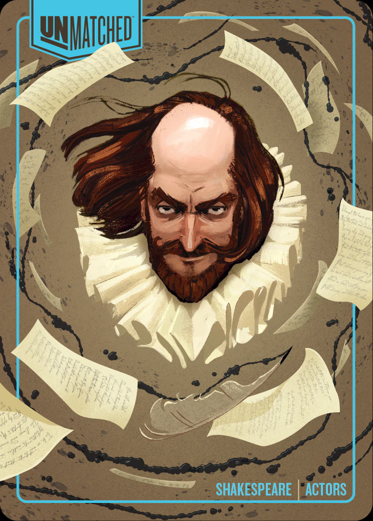 William Shakespeare card face 1