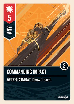 Commanding Impact card face 1