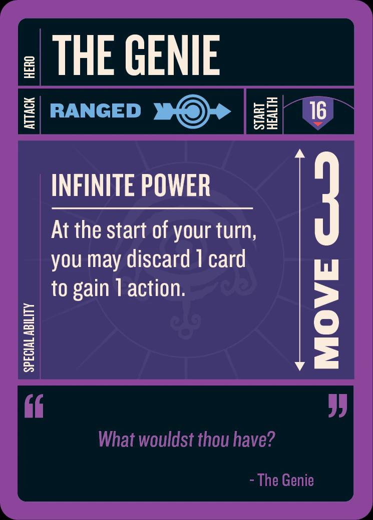 the Genie card face 2