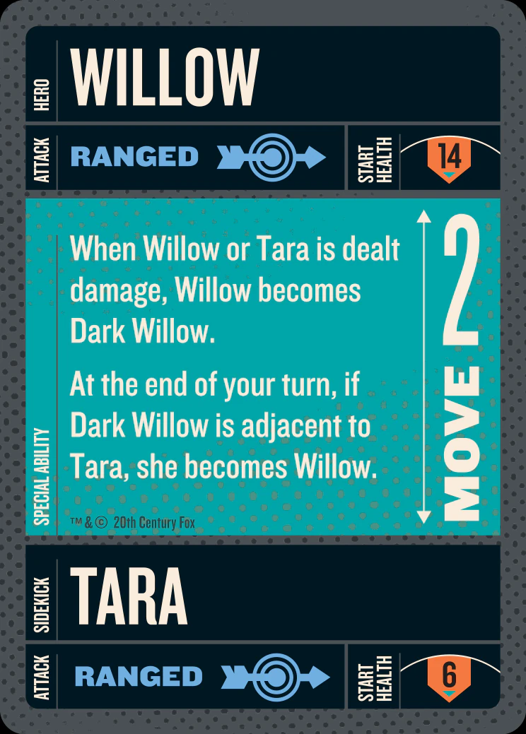 Willow card face 2